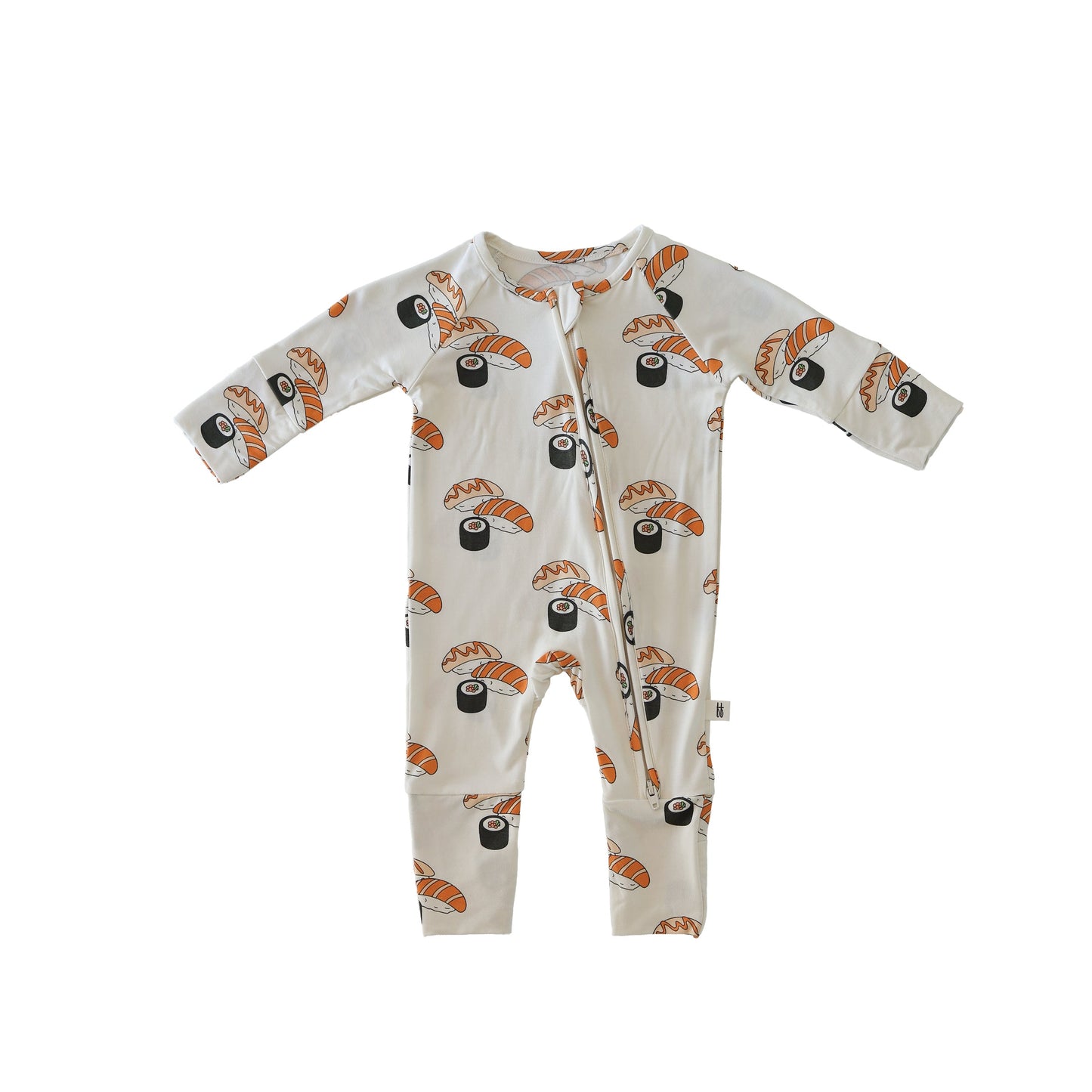 Bamboo Zip Pajamas | Sushi