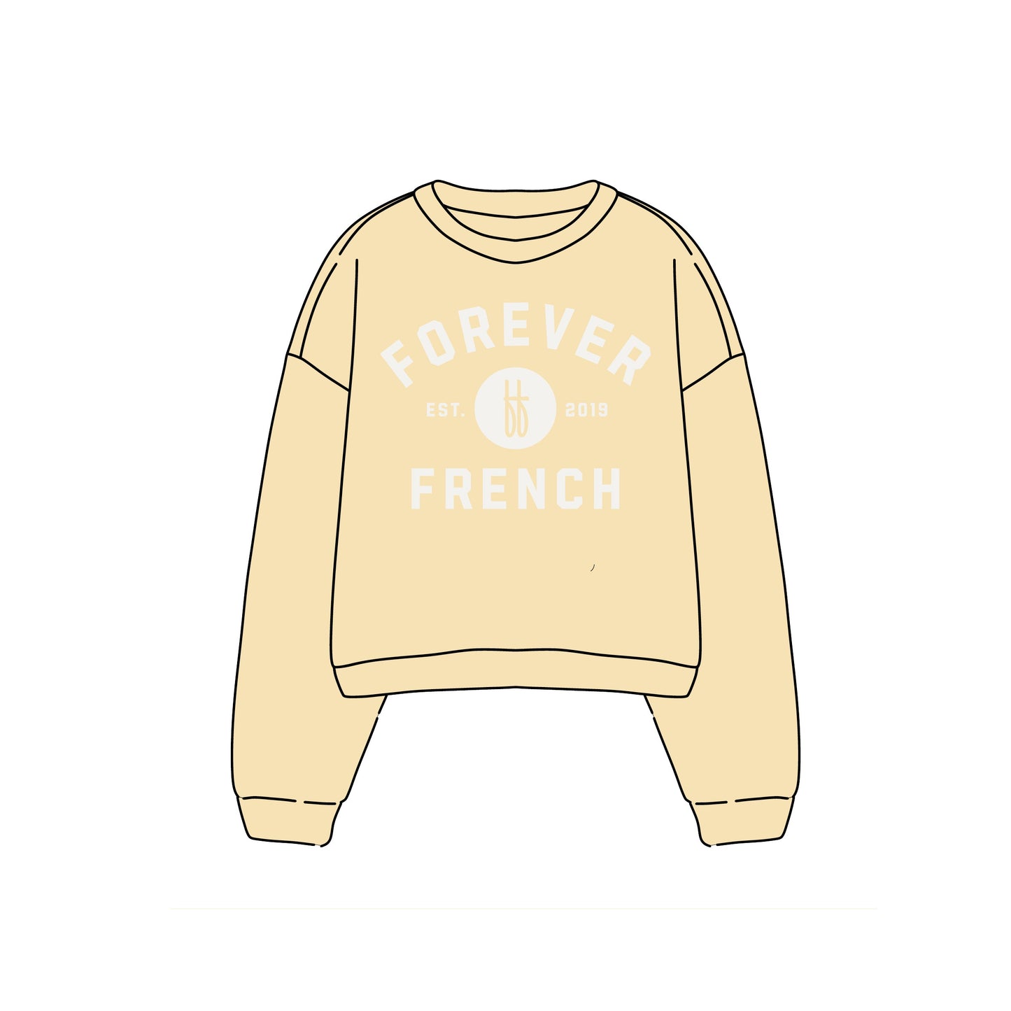 Adult Sweatshirt | ff Yellow