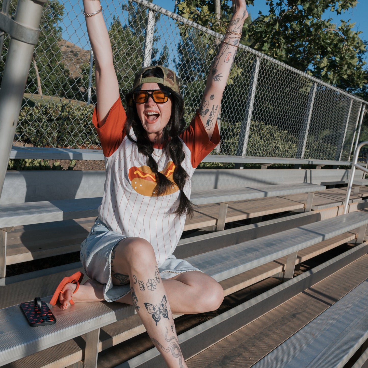 Adult Cotton Tee | Hot Dogs
