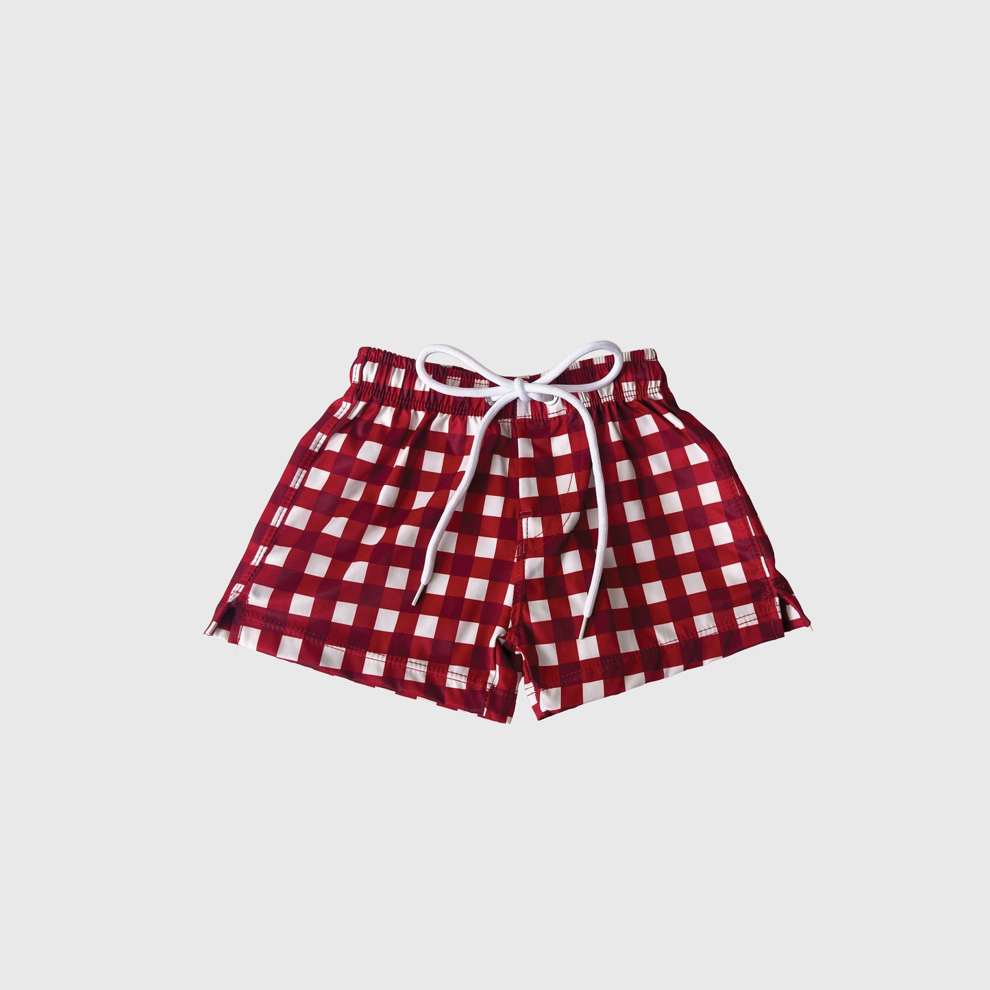 Child Board Short | Scarlet Gingham