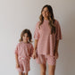 Child Terry Short Set | Sea Pink