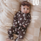 Bamboo Zip Pajamas | Midnight Meadow