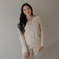 Women's Long Sleeve Bamboo Pajama | Cottage Quilt
