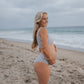 Women's Two Piece Swimsuit | Olive Stripe