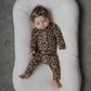 Bamboo Zip Pajamas | Leopard
