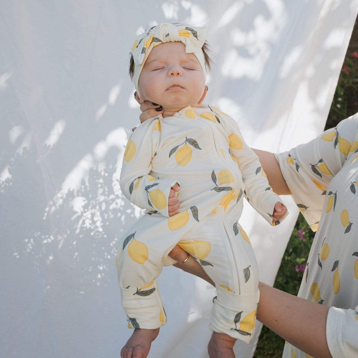 Bamboo Zip Pajamas | Lemon