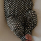 Bamboo Zip Pajamas | Green Flowers