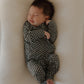 Bamboo Zip Pajamas | Green Flowers